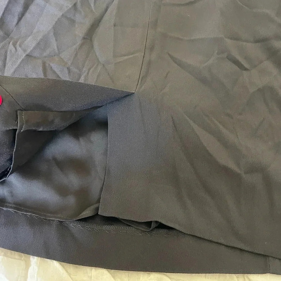 Armani Collezioni black cinched waist midi dress - Picture 7 of 13